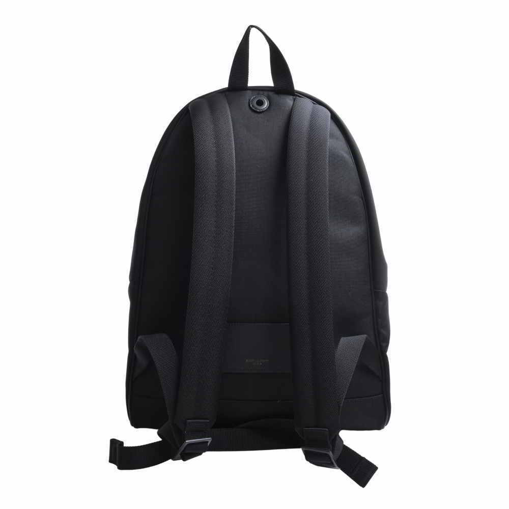 Saint Laurent Nylon Backpack Rucksack Black - Picture 2 of 7